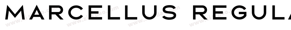 marcellus regular字体转换